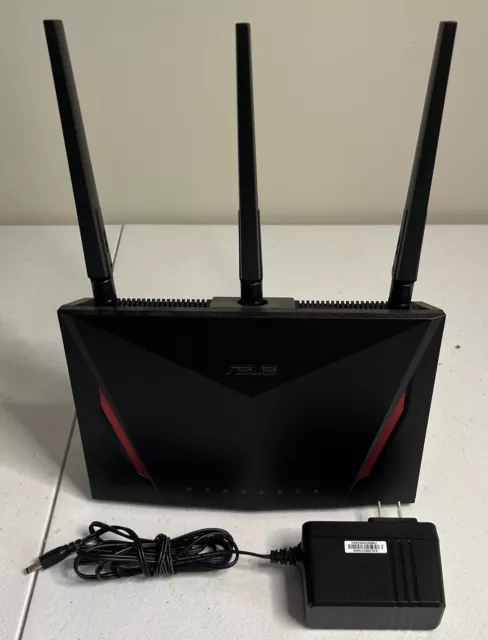 ASUS RT-AC86U AC2900 Wireless Dual Band Gigabit Router-1.8ghz- W/Box ASUS RT-AC86U AC2900 Wireless Dual Band Gigabit Router-1.8ghz- W/Box
