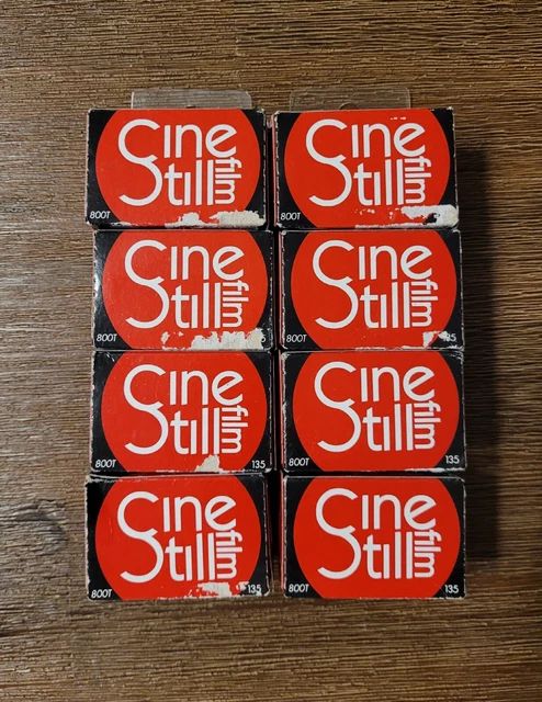Cinestil 800T Film Lot Of 8 Boxes New In Packaging 36 Exposures Each