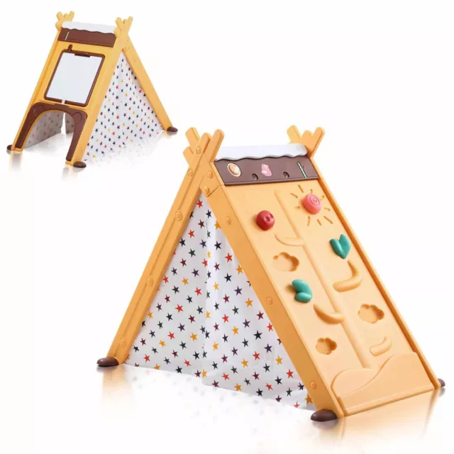 Baby Vivo Climbing Triangle Foldable Toddler Kids Indoor Playground Play Area