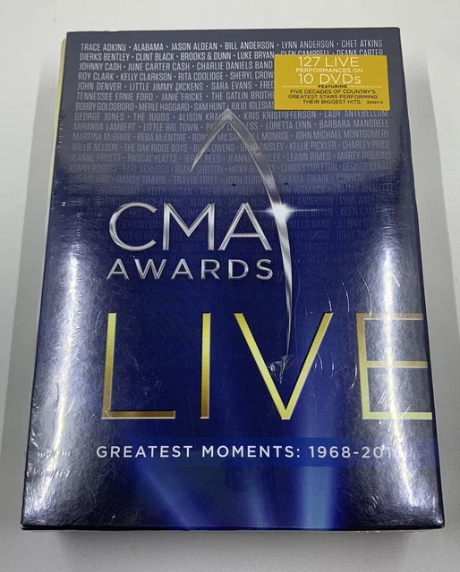 NEW - CMA Awards Live Greatest Moments 1968-2015 (10 DVD Set) Time Life Sealed