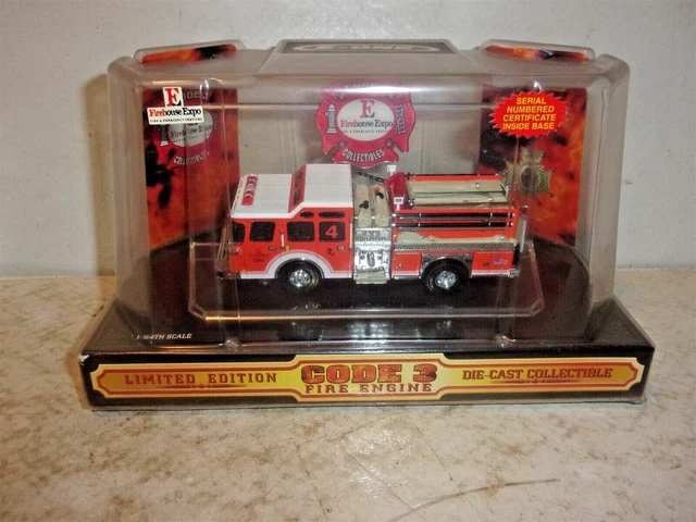 Code 3 Baltimore Firehouse Expo 2021 E-One Engine #4 - 1/64 Scale #12345