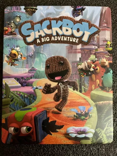 Sackboy A Big Adventure PS4/PS5 Custom Made G2 Steelbook Case (NO GAME)