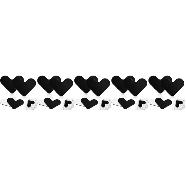 20 piezas pinzas de alfombra almohadillas en forma de corazón alfombras cintas de alfombra pegatinas para madera dura