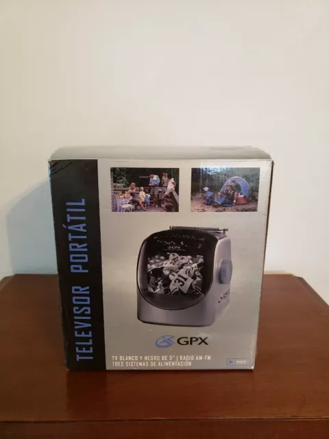 GPX GPX TVP 2CT - 5 CRT TV - Portable (B&W)