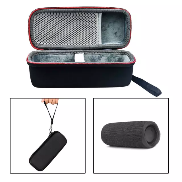 Hard Travel Case Double Zipped Dustproof EVA Hard Case for JBL Flip 6 Flip 5