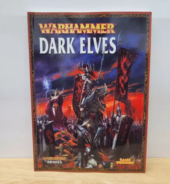 WFB Warhammer Army Book Dark Elves Elf Games Workshop Core 7th Edition Rulebook