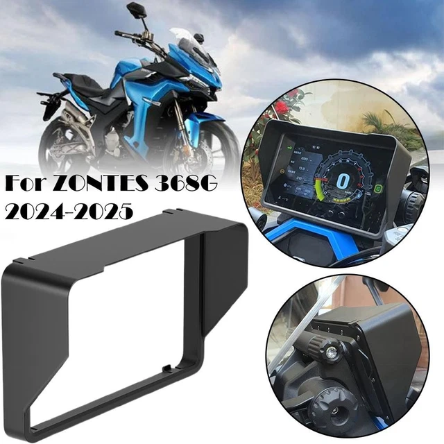 One Sun Instrument FOR ZONTES 368G 2024-2025 Instrument Hood & Sun Visor Screen Protector ...