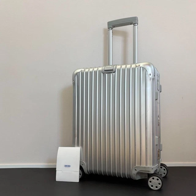 RIMOWA TOPAS CABIN 45L Silver 4-wheels Carry Case Suitcase 920.56