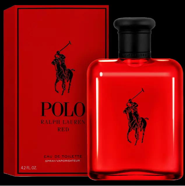 *SEALED NEW IN BOX* Polo Red by Ralph Lauren for Men 4.2 oz Cologne EDT (NIB)