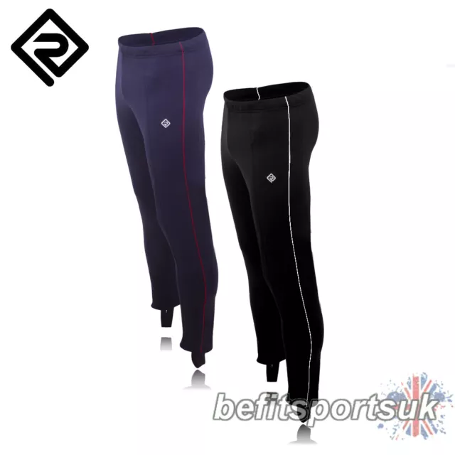 Ronhill Trackster Pants Bottoms Track Leggings Mens Running Stirrup Black Blue