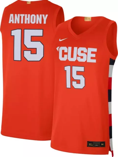 Nike Elite Syracuse Orange Carmelo Anthony Mens L Basketball Jersey BV2574-891