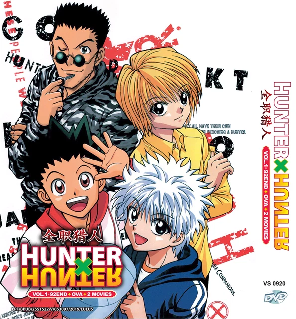 DVD ANIME HUNTER X HUNTER (1999) Vol.1-92 End + OVA + 2 MOVIE English Subtitle