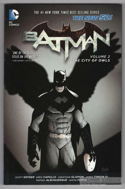 BATMAN Vol 2 The City of Owls TPB New 52 8-12 SC softcover DC Comics GN 2015