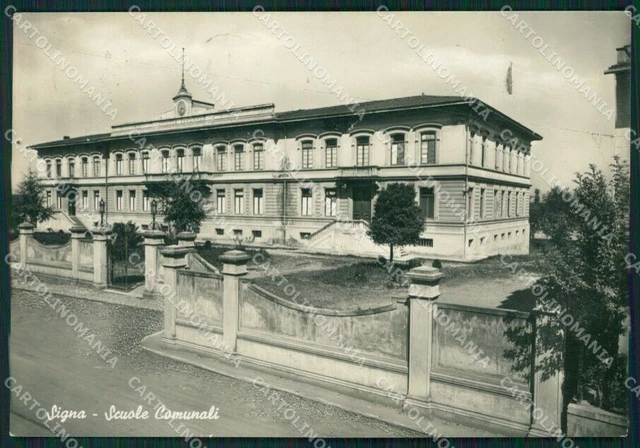 Firenze Signa Scuole Foto FG cartolina KV7960