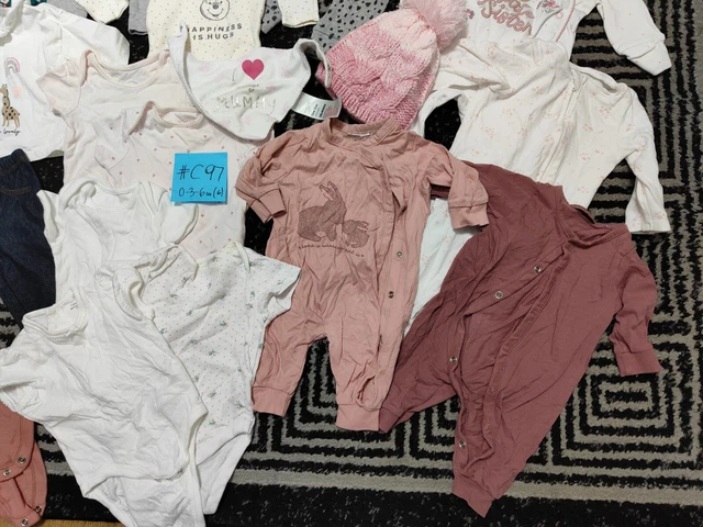 #C97💜 Huge Bundle Of Baby Girl Clothes 0-3-6months NEXT GEORGE DISNEY BLUEZOO 3