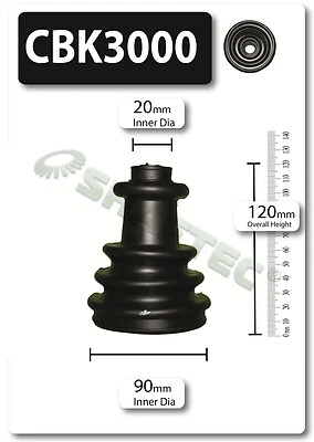 CV Joint Boot fits VW TRANSPORTER Mk4, Mk5, Mk6 1990 on C.V. Driveshaft Gaiter