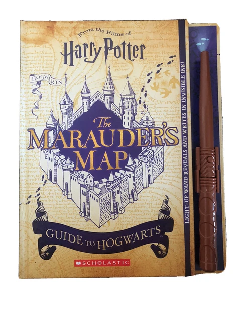 HARRY POTTER MARAUDERS Map: Guide to Hogwarts - Activity Book - Good Condition £7.92 - PicClick UK