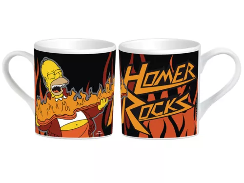 THE SIMPSONS - Mug Tasse HOMER ROCKS 320 Ml Boite KDO