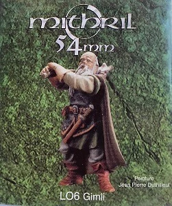 Figurine Mithril Gimli - Seigneur Des Anneaux (Tranche 12-16 Ans)
