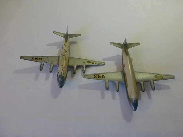 Avion Miniature Dinky Toys Vickers Viscount 60E Air France - Vintage à Restaurer - Manque Une Hélice