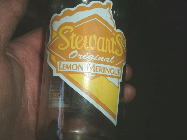 stewarts lemon SODA BOTTLE USA RARE acl screw cap bottle 12oz