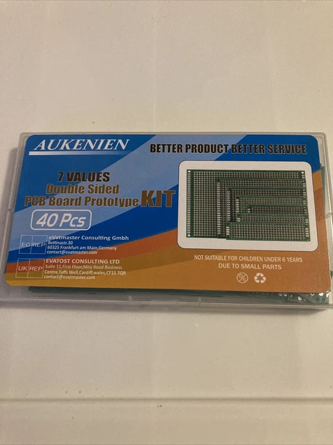 Aukenien Double Sides Peg Board Prototypes 40piece NEW