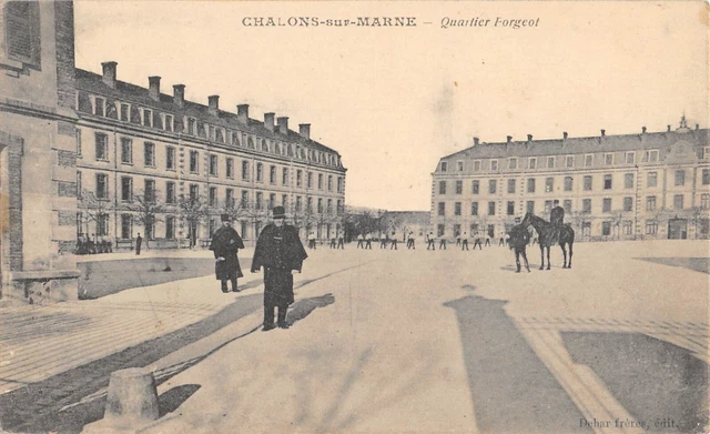 Cpa 51 Chalons Sur Marne Quartier Forgeot