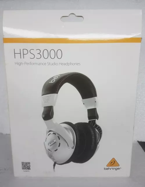 Behringer HPS3000 Studio Kopfhörer DJ Headset Kabel Kopfhörer 3,5mm AUX Musik