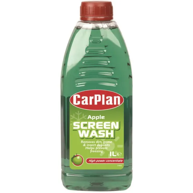 CarPlan Fragranced Car Screenwash Concentrated - 1L Apple