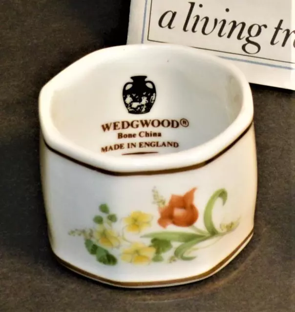 Original Caja Wedgwood Porcelana Fina Inglaterra Mirabelle Juego De 4 Servilleta 2