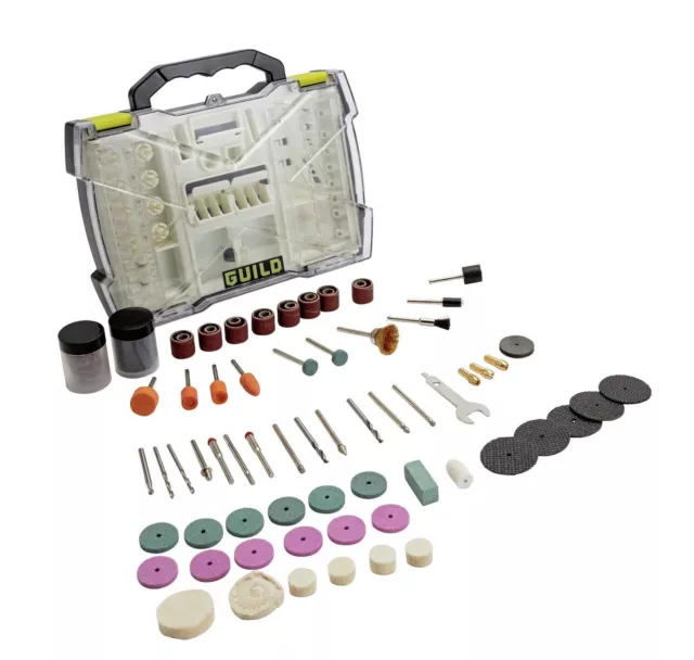 Guild 145 Piece Rotary Tool Accessory Set