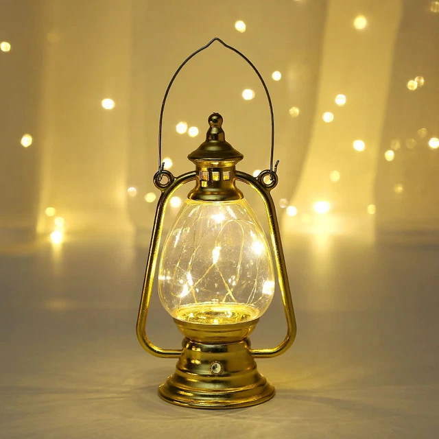 Retro Oil Lamp Energy-Saving Holiday  Hanging Bar Night Light Decorative ql