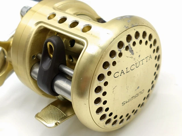 SHIMANO CALCUTTA 50XT Gold Baitcasting Reel Metal Used