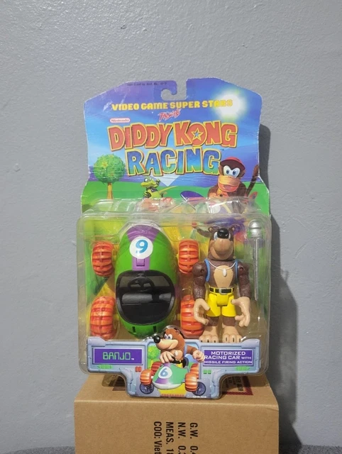BANJO DIDDY KONG Racing Nintendo 64 N64 Toy Biz 1999 Video Game