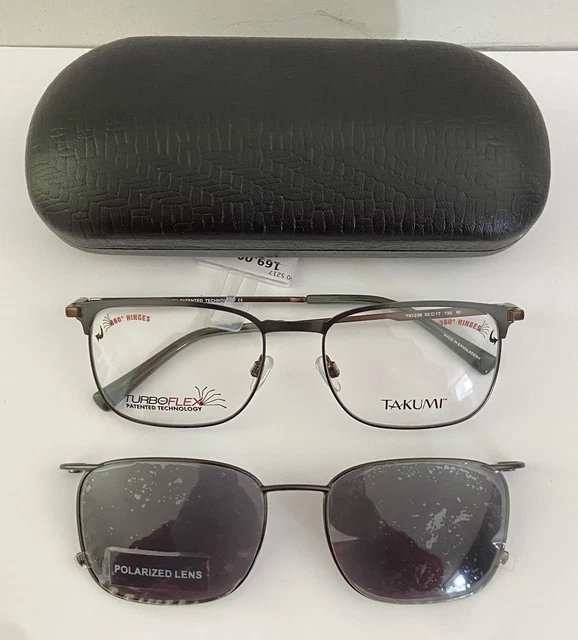 Monture De Vue Turboflex EC596 Homme - Easy Clip, Solaire, Neuve étiquetée, Multicolore