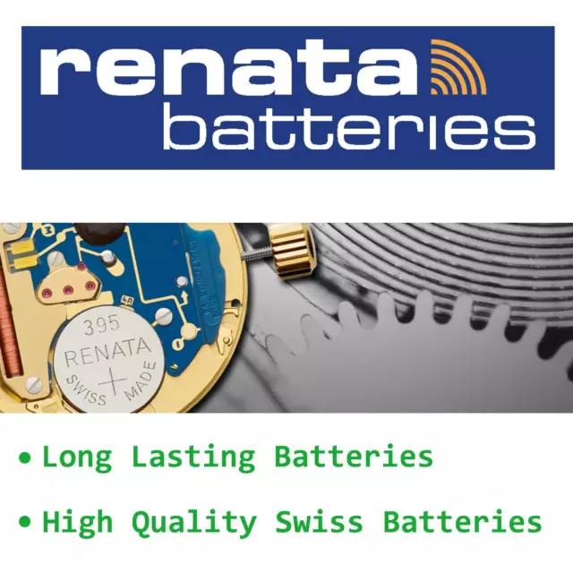 Renata Watch Batteries 1.5V Swiss Made Coin Cell Battery 371 364 362 373 394 377 2