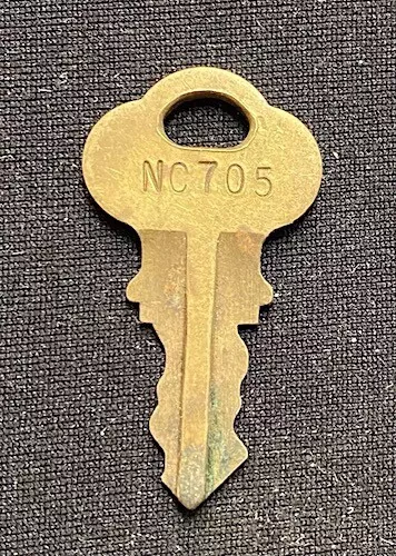 Original Northwestern Corporation Key Number NC705  for Peanut Gumball Machine