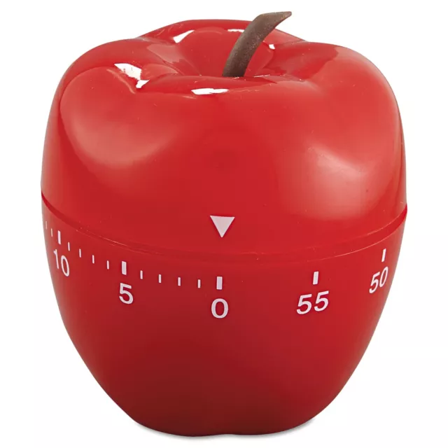 Baumgartens Shaped Timer 4" dia. Red Apple 77042