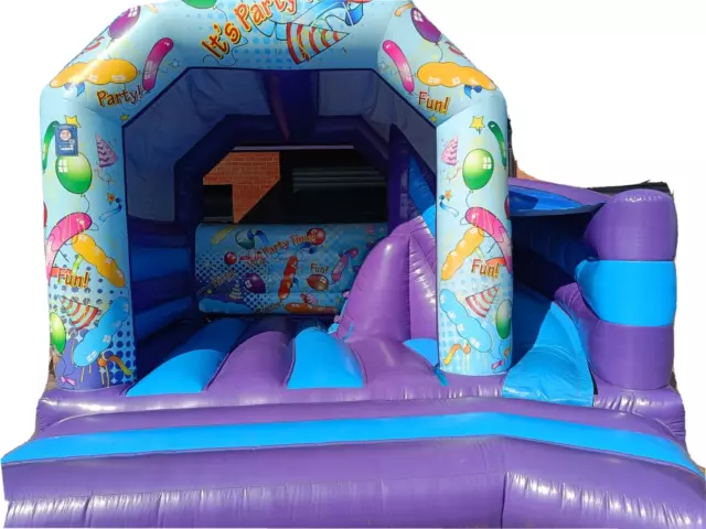 18ftx18ft commercial grade Party Side Slide Combi adult bouncy castle airquee