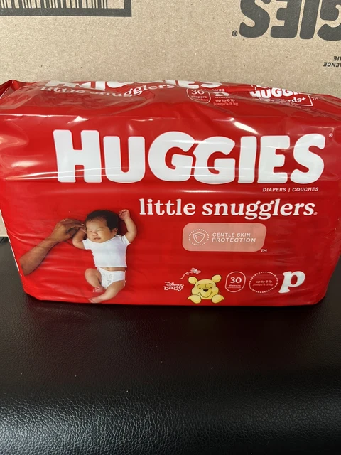 Huggies Little Snugglers Diapers, Size Preemies - 30 Pieces