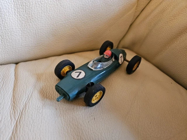 Voiture Scalextric Vintage BRM C/89 - Bel état, Fonctionnelle - Boîte Reproduction