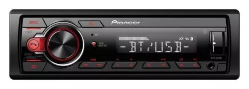Pioneer MVH-S215BT Car Stereo Single DIN Bluetooth USB MP3 Auxiliary AM/FM