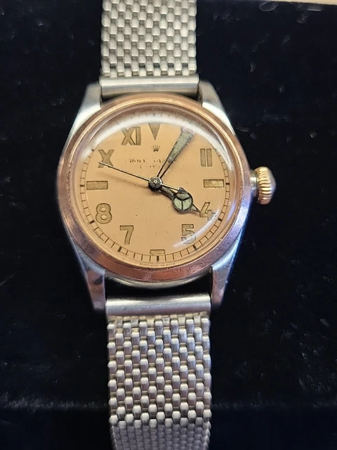 OROLOGIO ROLEX OYSTER Perpetual 1930 Raro Classico Oro Rosa A