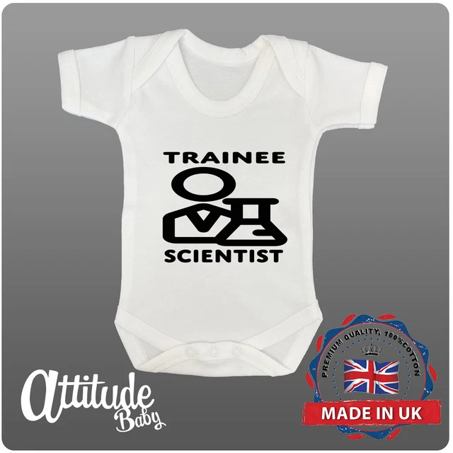 Divertente bambino cresciuto - stampato - tirocinante scienziato - divertente baby shower - regalo bambino - gilet bambino