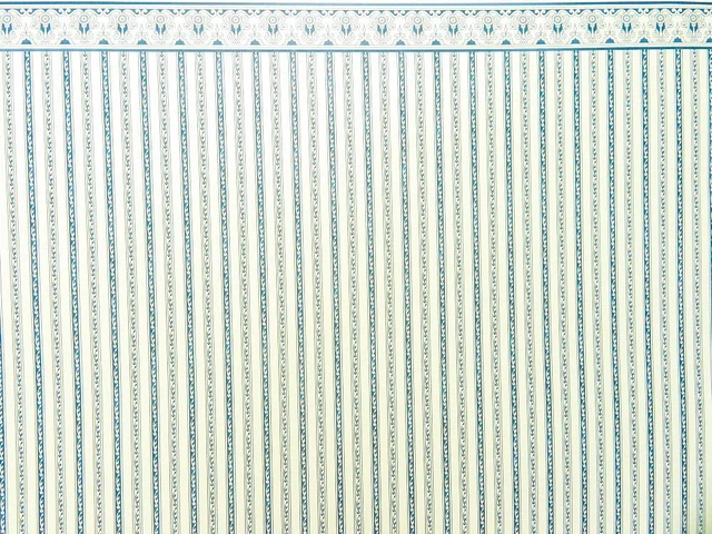 Papier Peint Miniature Toile De Jouy Noir Et Blanc - Échelle 1:12 - Pour Maisons De Poupées, Décors Miniatures