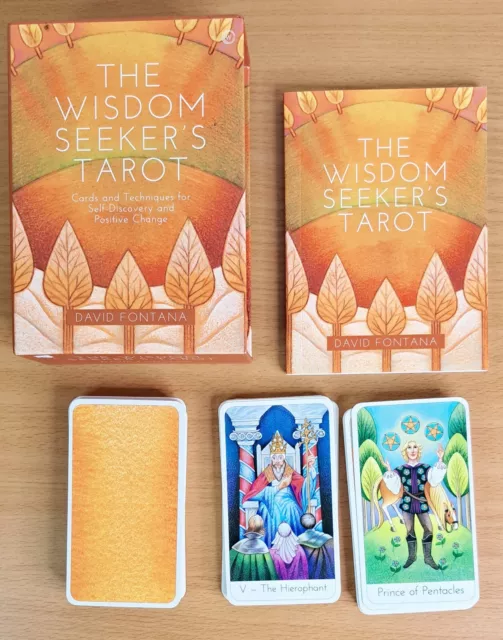 The Wisdom Seeker's Tarot Card Deck + Guidebook - David Fontana - complete