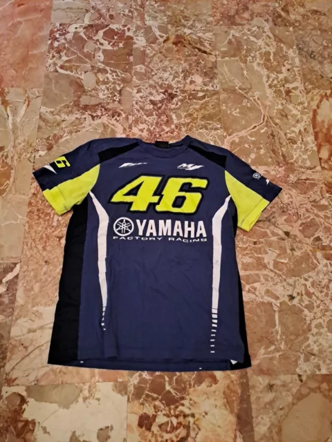 Vr 46 Yamaha Factory Racing Valentino Rossi VR46 T-Shirt TG. L