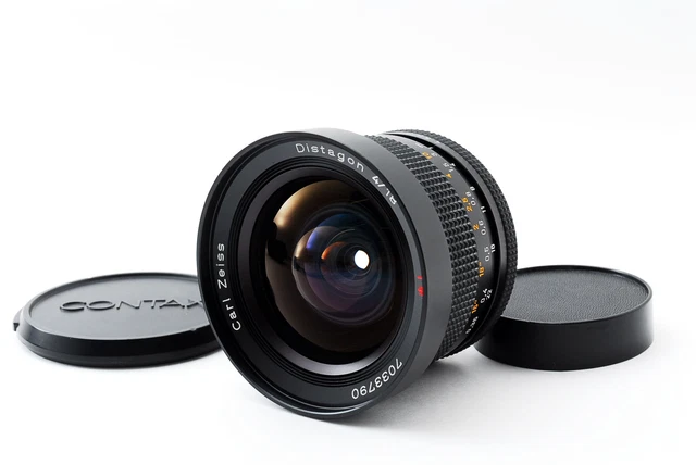 [Top MINT] Contax Carl Zeiss Distagon 18mm F4 CY Mount Lens #7033790 From JAPAN