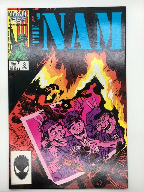 The 'Nam #3 Marvel 1987  Copper Age Comic Book