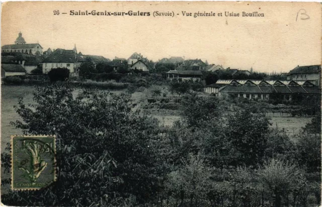 CPA St-GENIX-sur-GUERS - Vue générale et Usine Bouillon (438655)